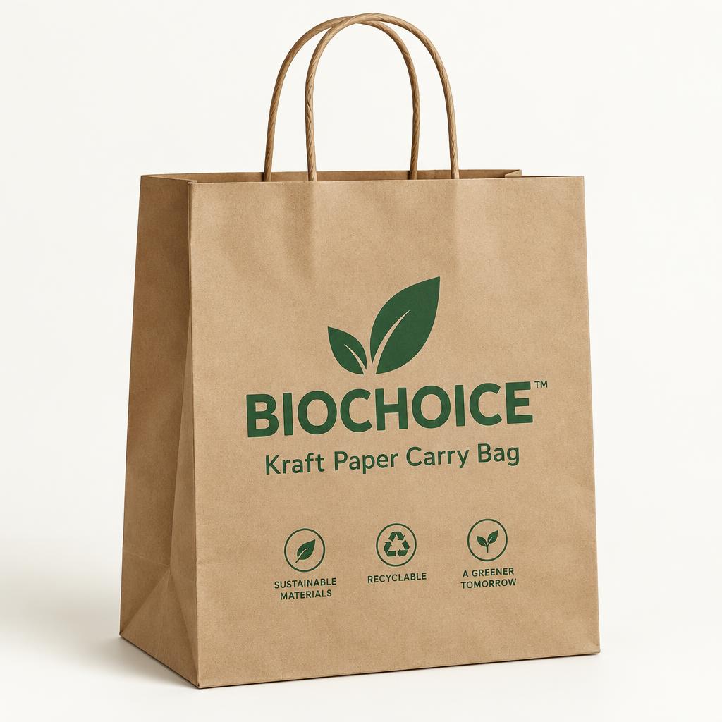 Kraft Paper Carry Bags
