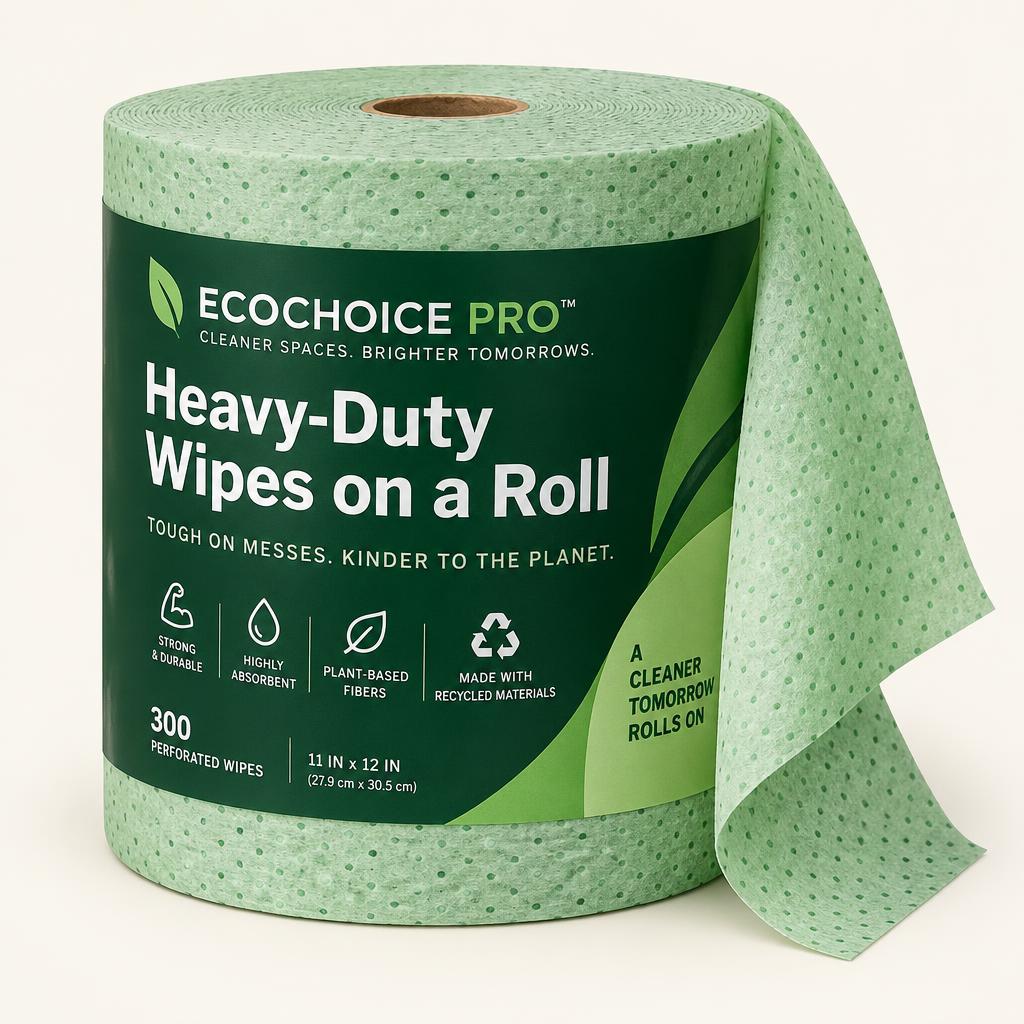 Heavy-Duty Wipes on a Roll